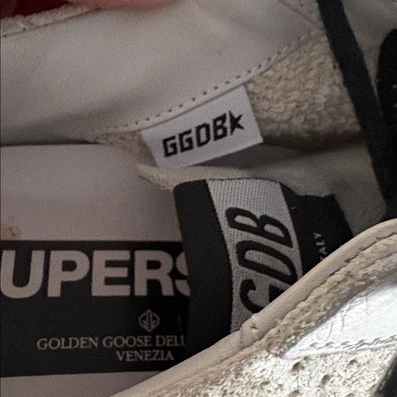 Golden Goose Stitched Red Heart / Star Superstar Size 35 - Picture 13 of 14